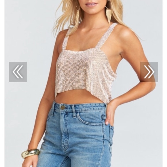 Revolve Frasier Sterling After Party Tank in Gold - Picture 2 of 4